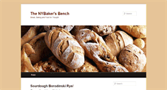 Desktop Screenshot of nybakersbench.com